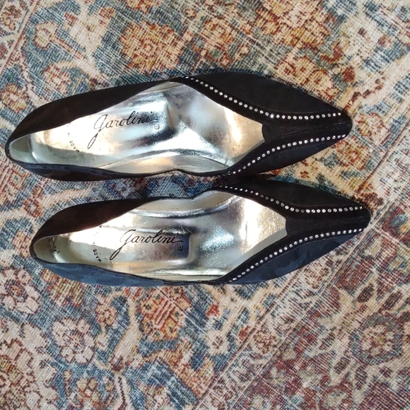 Vintage Garolini Jacquard Heels - Picture 2 of 5